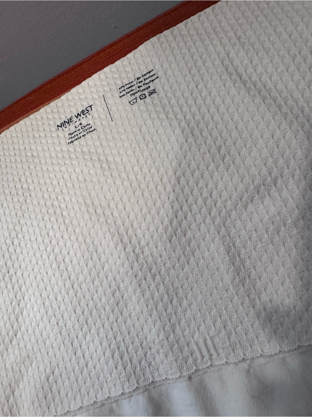 Nine West White Shapewear Briefs with Subtle Logo - Picture 5 of 7